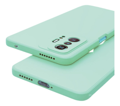 Carcasa Silicón Para Xiaomi Mi 11t Pro Con Protección Cámara