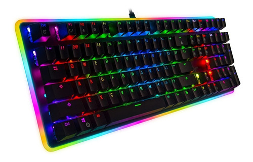 Rosewill Teclado Mecánico Gaming Rgb Led Brown Switch Inglés