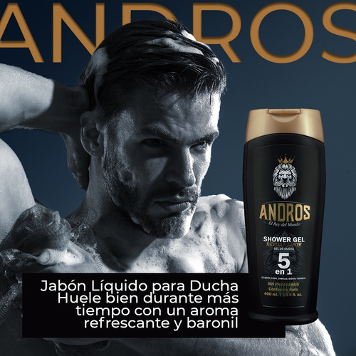 Kit Andros King For Men + Minoxidil