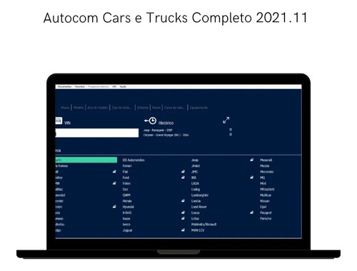 Scanner Delphi Autocom 10 - Software Completo 2021.11