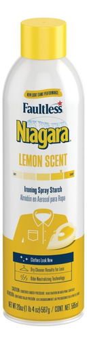 Almidón Niagara Aerosol Ropa Lemon Scent Antiolor Tintorería