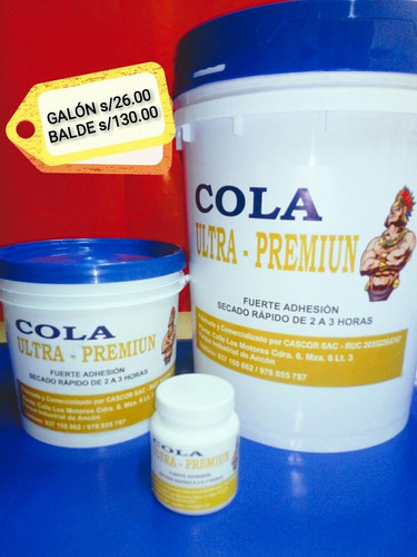 Pegamento Cola Sintética - Clásica -extra - Premiun