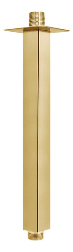 Tubo Para Ducha De Techo De 20 Cm Dorado