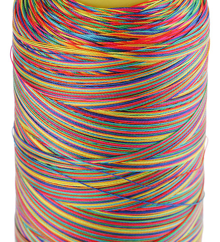 Linha De Máquina De Costura Overlocking Colorida 150d Para
