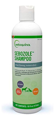 Vetoquinol 411608 Sebozole Shampoo16 Oz