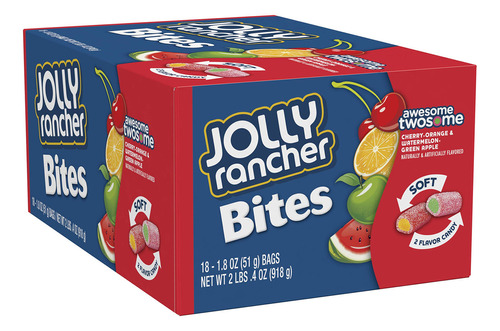 Jolly Rancher Awesome Twosome Bites - Caramelos Masticables