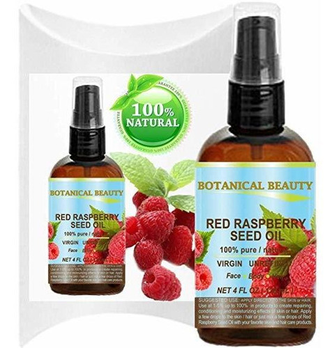 Aceite De Semilla Rojo Frambuesa 100% Puro / Natural / Virge
