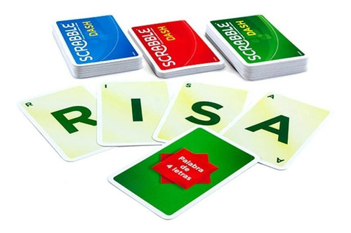 Scrabble Dash Juego Cartas Ruibal Naipes Mattel Original