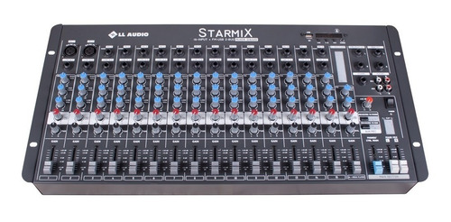 Mesa De Som Lláudio Starmix S1602dbt Com Bluetooth 16 Canais