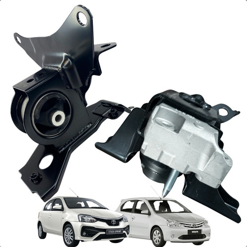 Kit 2 Coxim Motor Direito Esquerdo Toyota Etios 1.3 1.5 16v