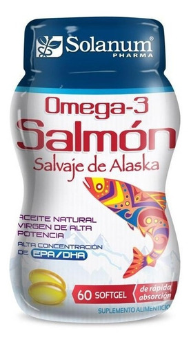 Solanum Omega 3 Salmón Salvaje De Alaska 60 Capsulas Sfn