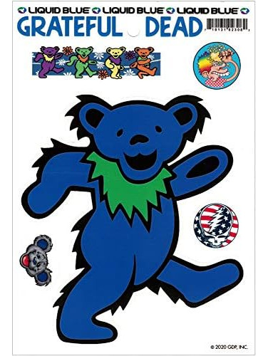 Grateful Dead Blue Dancing Bear - Bumper Sticker/decal