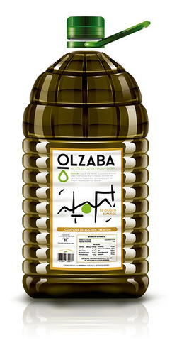 Garrafa De 5 Lt Aceite De Oliva Virgen Extra, Olzaba