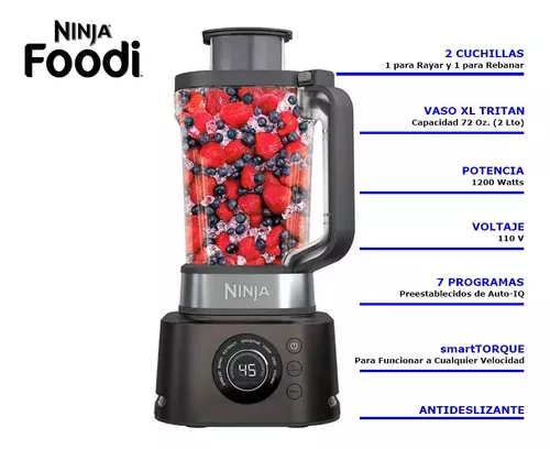 Sistema de cocina Ninja SS400, licuadora, extractor, 2 vasos