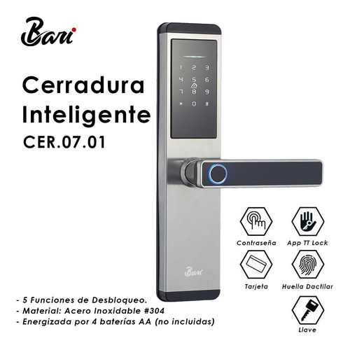 Imagen 3 de 4 de Cerradura Inteligente
