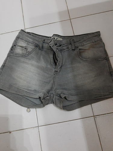 Short De Mujer 47 Street Jean Gris Talle 26