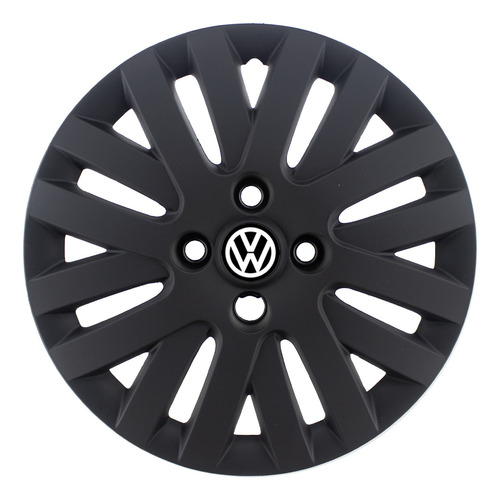 Tasa Gol Trend Voyage Negra Con Logo Vw