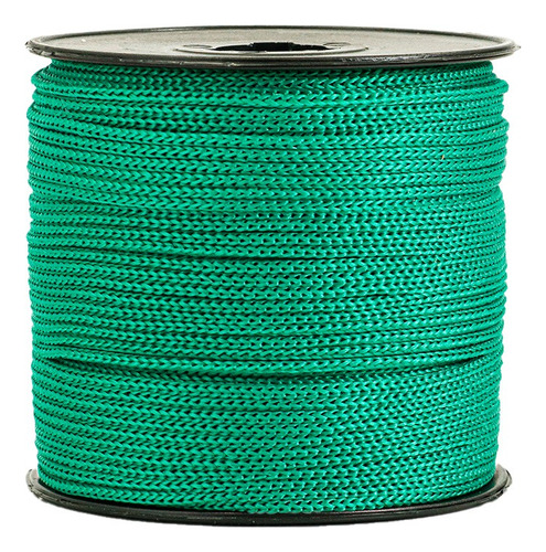 Cordón Cola De Rata Gruesa De Polipropileno 3mm A172 X100m Verde Benetton