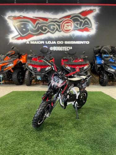 Mini Moto Cross 49cc 2t Super Vermelha