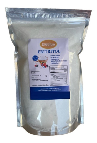 Eritritol Puro Ideal Keto Sin Calorias Alta Calidad 2 Kg