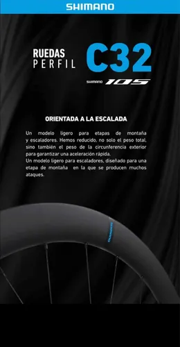 Ruedas Shimano Wh-rs710 C32 C46 Tl Carbono Disco 11-12vel