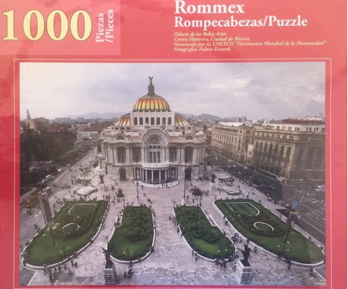 Palacio De Bellas Artes Cdmx Rompecabezas Rommex 1000 Piezas