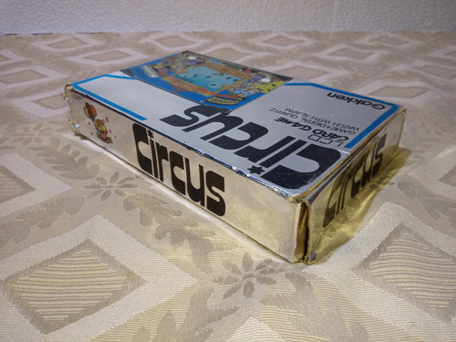Consola Circus Gakken Lcd Card Game Antiguo Gris (Usado)