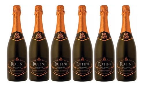 Champagne Rutini Brut Nature X750cc Caja X6