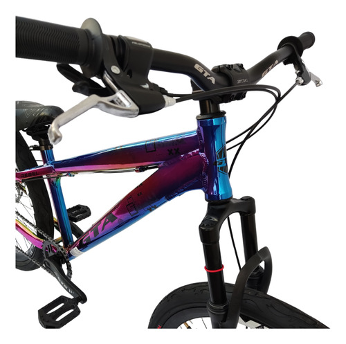 Bicicleta 26 Camaleão Freeride Alum Rebel Gta 7v Single Disc Tamanho Do Quadro 14