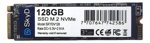 Disco Estado Solido Ssd M.2 Nmve Pcie 128gb 2280 Skyd