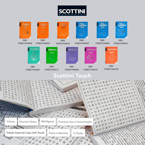 Scottini Touch: Caça-palavras Letras Grandes Difícil V1