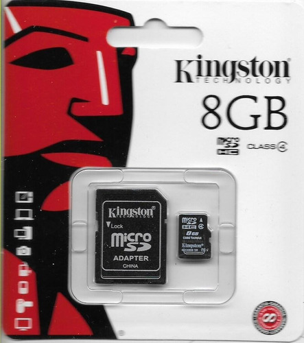 Memoria Micro Sd, Kingstone De 8 Gb.