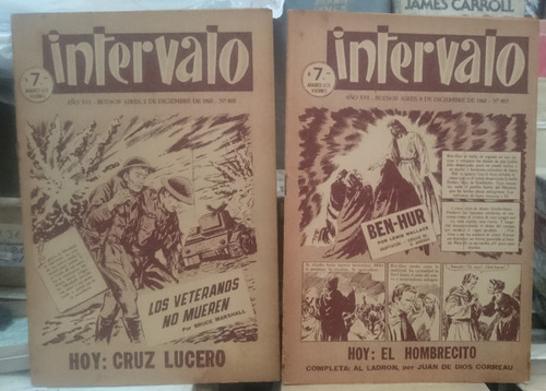 Revistas Intervalo Nro 800 A 809 (pack 10 Rev. Año 1960)