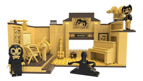 Bendy Estudio De Grabación Set De Construcción Original