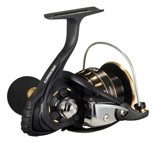 Molinete Pesca Daiwa Bg Sw 4000d-cxh Drag 12kg Cor Preto/dourado Lado Da Manivela Direito/esquerdo
