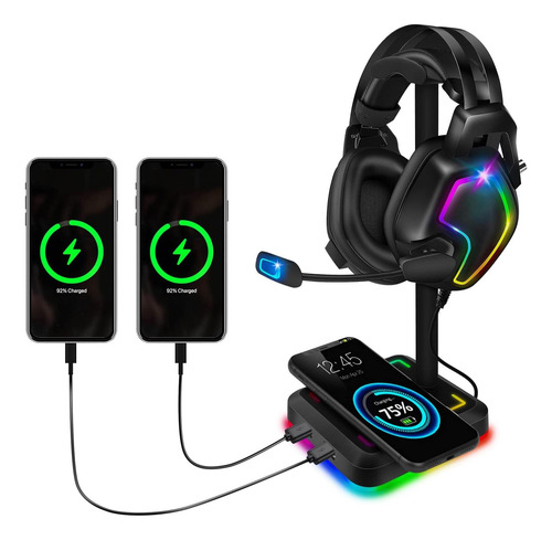 Soporte De Auriculares Con Soporte De Auriculares De Juego D