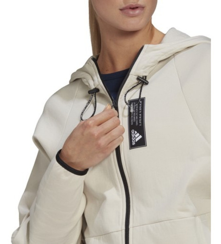 Imagen 2 de 5 de adidas Campera W Te Hoodie Alumin De Mujer - Gl9517
