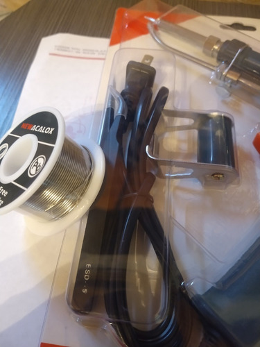 Pistola Soldar 60 Watt Con Rollo Estaño Incluido