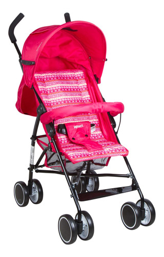 Cochecito paragüitas Infanti Twister B5 rosa con chasis color negro