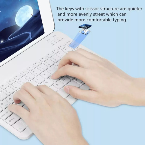 Juego De Teclado Y Mouse Portátiles En Español Verde Oscuro