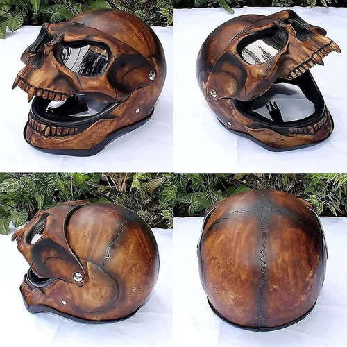 Dc! Casco Motociclista Cráneo Máscara Halloween 2024
