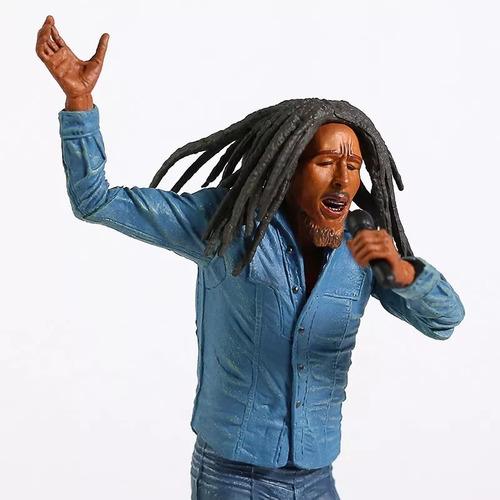 Figura Bob Marley Cantante Reggae Leyenda Jah Rastafari 18cm
