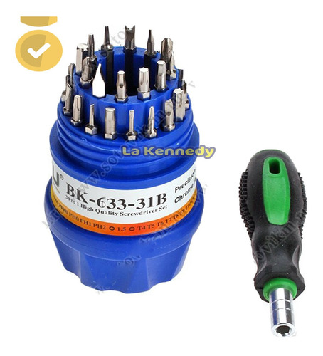 Kit Herramienta 31 Piezas Destornilladores Torx Pc Celulares
