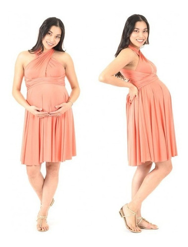 Vestido Embaraza De Modal, 10 Vestidos En 1 Palazzo Enterito
