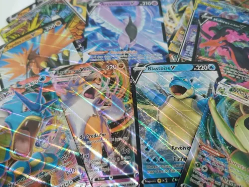 Kit Charizard V Shiny +54 Cartas Pokémon V Vmax Gx Holo Kit Charizard V Shiny +54 Cartas Pokémon V Vmax Gx Holo