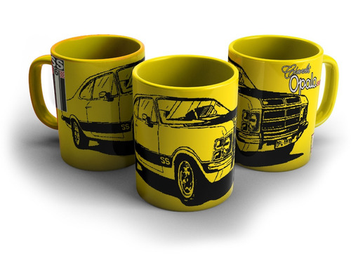 Caneca Cerâmica Colorido Opala Ss Amarelo