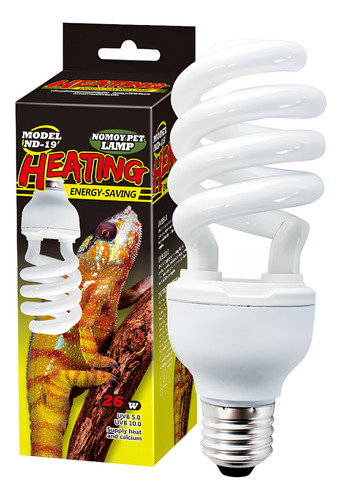 Lampada Nd-19 Uvb 5.0 Nomoypet Para Terrario 26w 110v