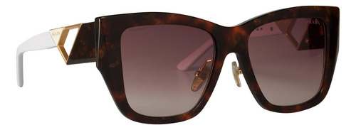 Prada Spr 21y 07r-6s1 Square Shape Tortoise White (Usado)
