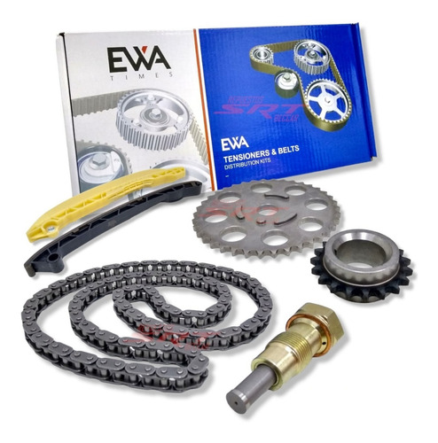 Kit Distribución Ewa Ford Zetec Rocam Cadena Ecosport Fiesta Focus 1.6 8v Ka 1.0 00/08 Ka 1.6 8v 