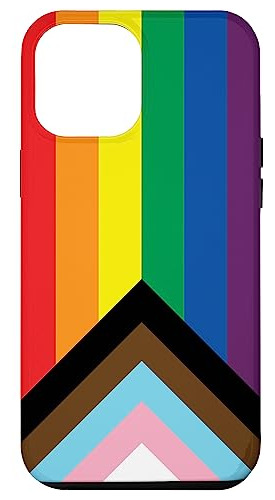 Funda Para iPhone 13 Pro Max Lgbtq+ Progress Pride Flag-02